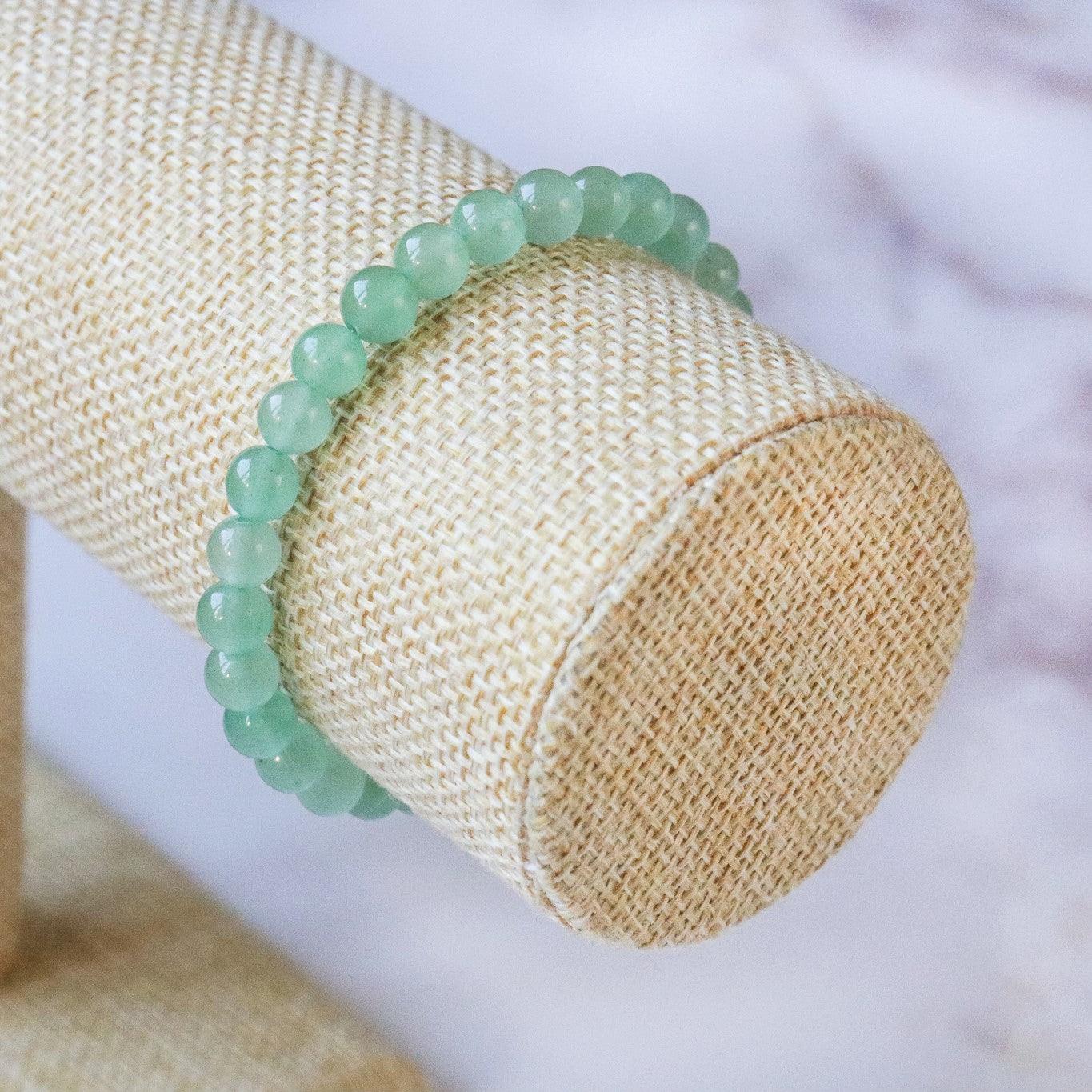 Bracelet en Aventurine verte-2