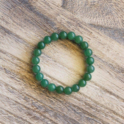 Bracelet en Aventurine verte-4