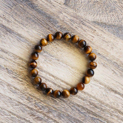 Tiger Eye Bracelet ✦ Evil eye protection and self-confidence-3