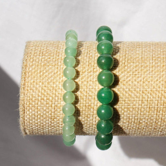 Bracelet en Aventurine verte-1