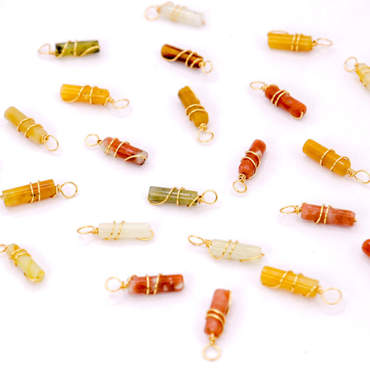 Pendant | Mini Jade Pillars “Plum Blossoms”-1